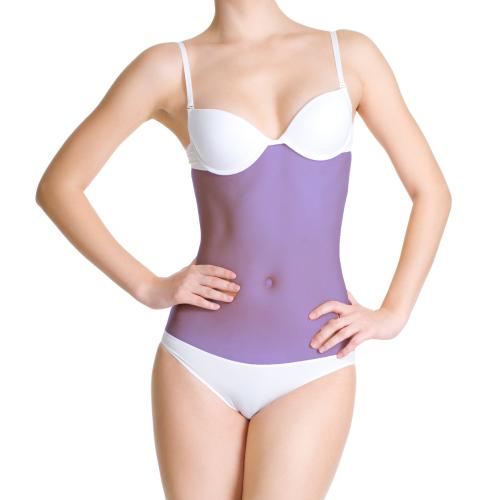 RF Vacuum · Tummy treatment area for women