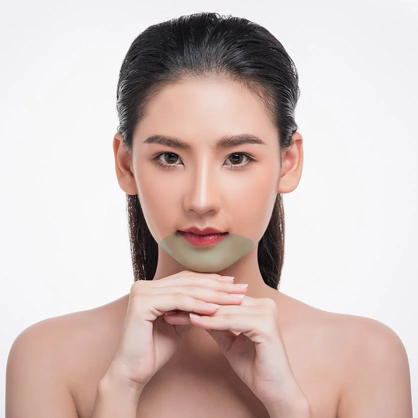 Chin treatment area for women