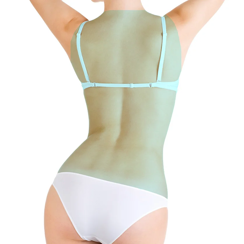 Full Back treatment area for women