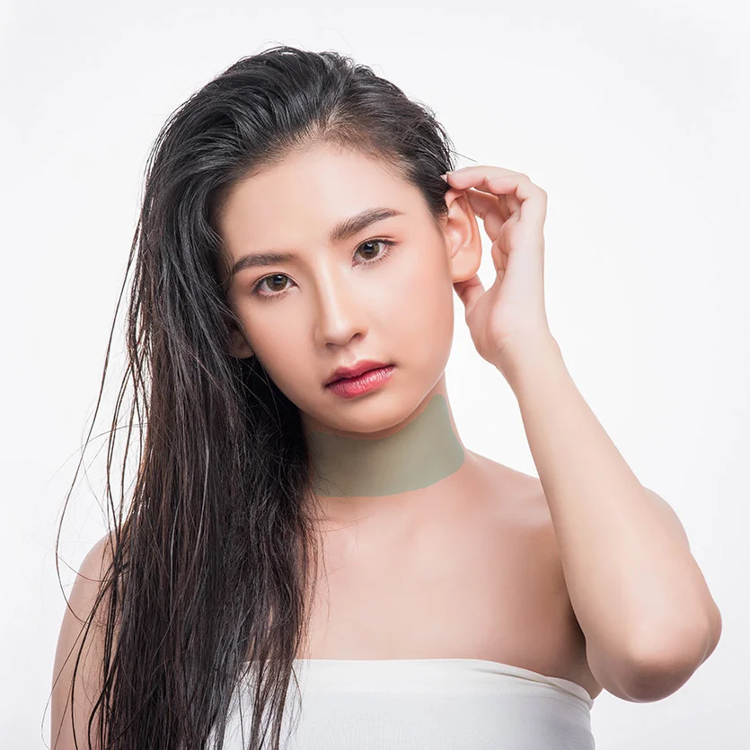 Neck treatment area for women